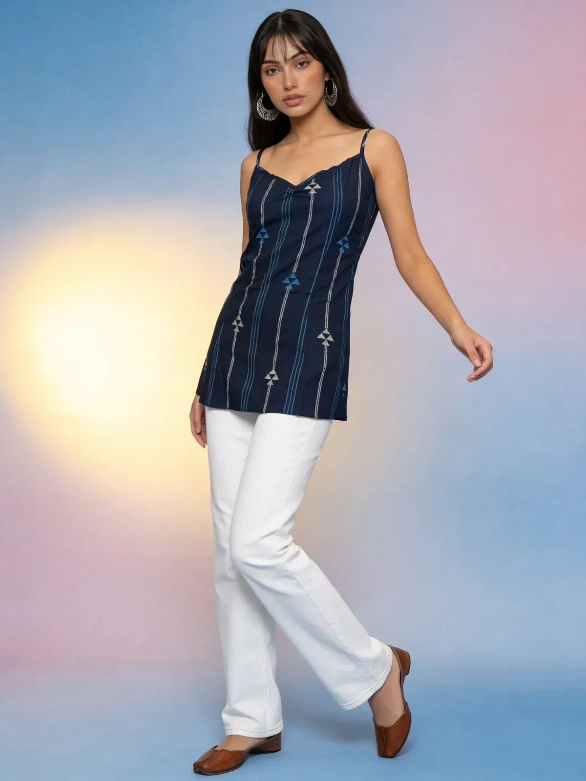 Rayon Printed Straight Tunic